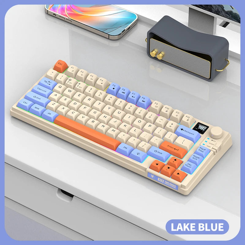 XUNSVFOX K920 Bluetooth Wireless Keyboard Mouse Set Dual Model Laptop Home Office Gaming USB Light Charging