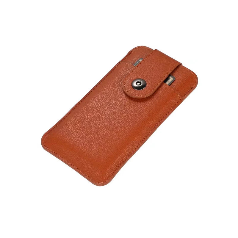 Cell Phone Case For iphone  17 16 16E 15 14 13 12 Pro Max Universal Holster Belt Phone Case Leather Phone Pouch Waist Bag