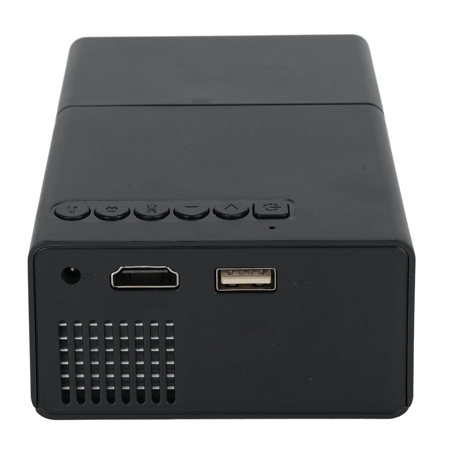 Portable Projector LED Movie Projector 6000lm Brightness HiFi Stereo Speaker HD USB 3.5mm Port for Home Gathering for Phone PC