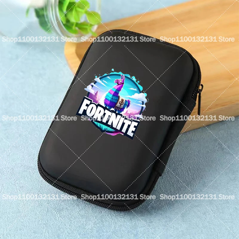 Game Fortnites Storage Bag Cartoon Printed Fortress Night Data Cable Charger Travel Earphone Storage Protective Case Bags Gift