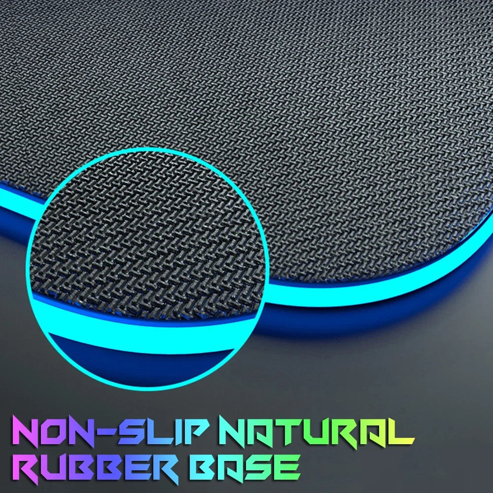 Geometry Large RGB Gamer Mousepad With Backlight Mouse Mat Gaming Mousepads LED Keyboard Mats Luminous Desk Pads Mouse Pad PC