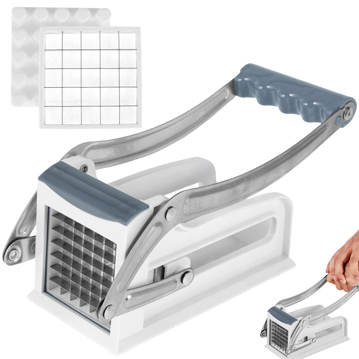 Cutting Potato Machine Potato Slicer Manual French Fry Cutter Multifunct Chipper Tool for Cucumber Fruits Vegetable Slicer Dicer