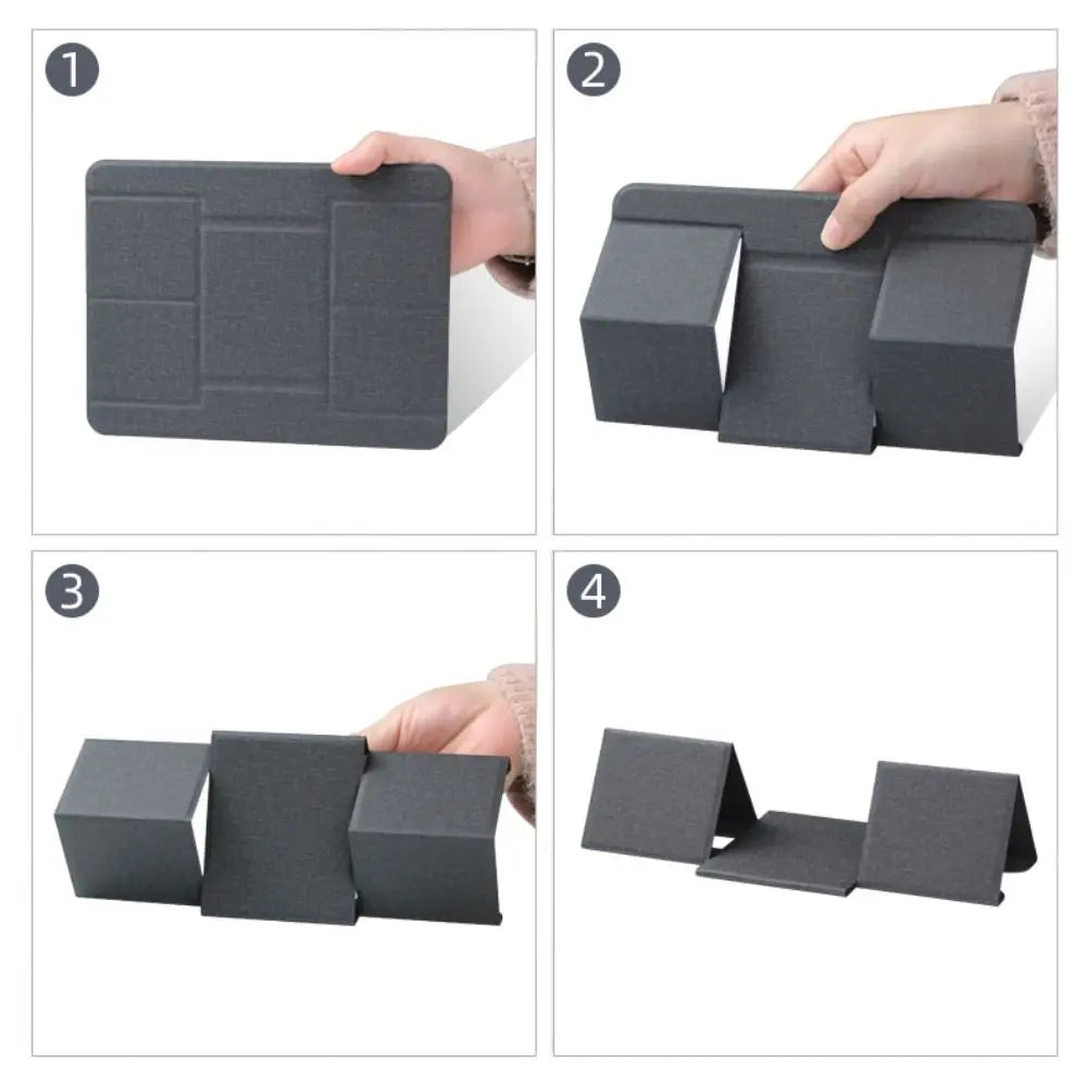Foldable Tablet PU Stand for 12.5 13 14 15 16inch Laptop Holder Computer Tablets Bracket Adjustment Mount Office Accessories