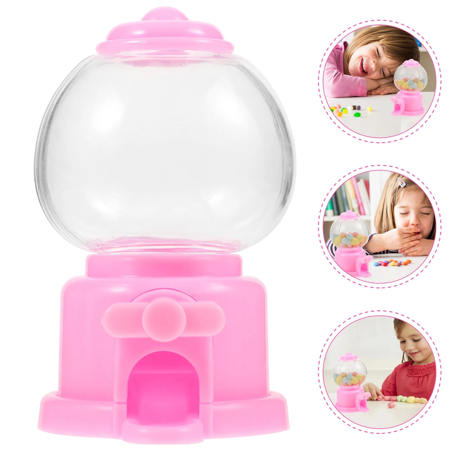Plastic Mini Candy Dispenser Gumball Machine Toy Party Gift Bags Event Supplies Children for Kids Party Gift Bags Event Supplies