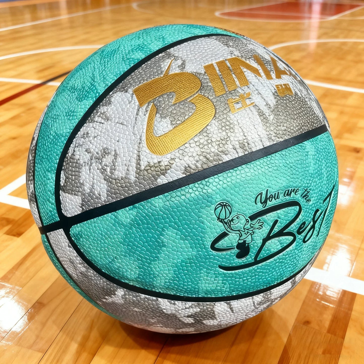 Size 5 Basketball Wear-Resistant PU Material Children Youth Match Training Basketalls Outdoor Indoor Beginner Training Balls