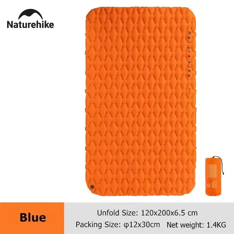 Naturehike Inflatable Mattress Air Mattress Camping Mat Ultralight Camping Mattress Sleeping Mat Camping Bed Nylon Sleeping Pad
