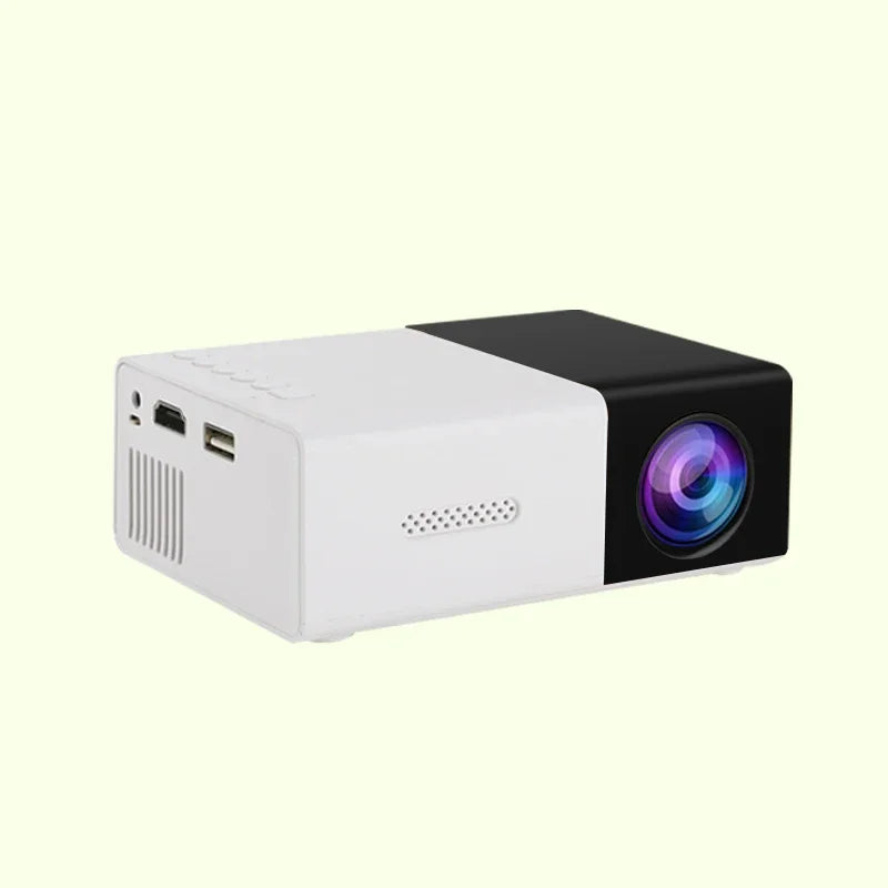 Mini projetor LED portátil, YG300, compatível com HDMI, USB, TF, áudio, casa, leitor multimídia, inteligente, portátil, viagem,