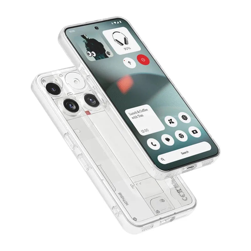 Phone Cases For Nothing Phone 3 5G 2A Plus + 3A Pro 3APro CMF 1 2 Drop Soft Protection Clear Soft TPU Back Cover Carcase Coques