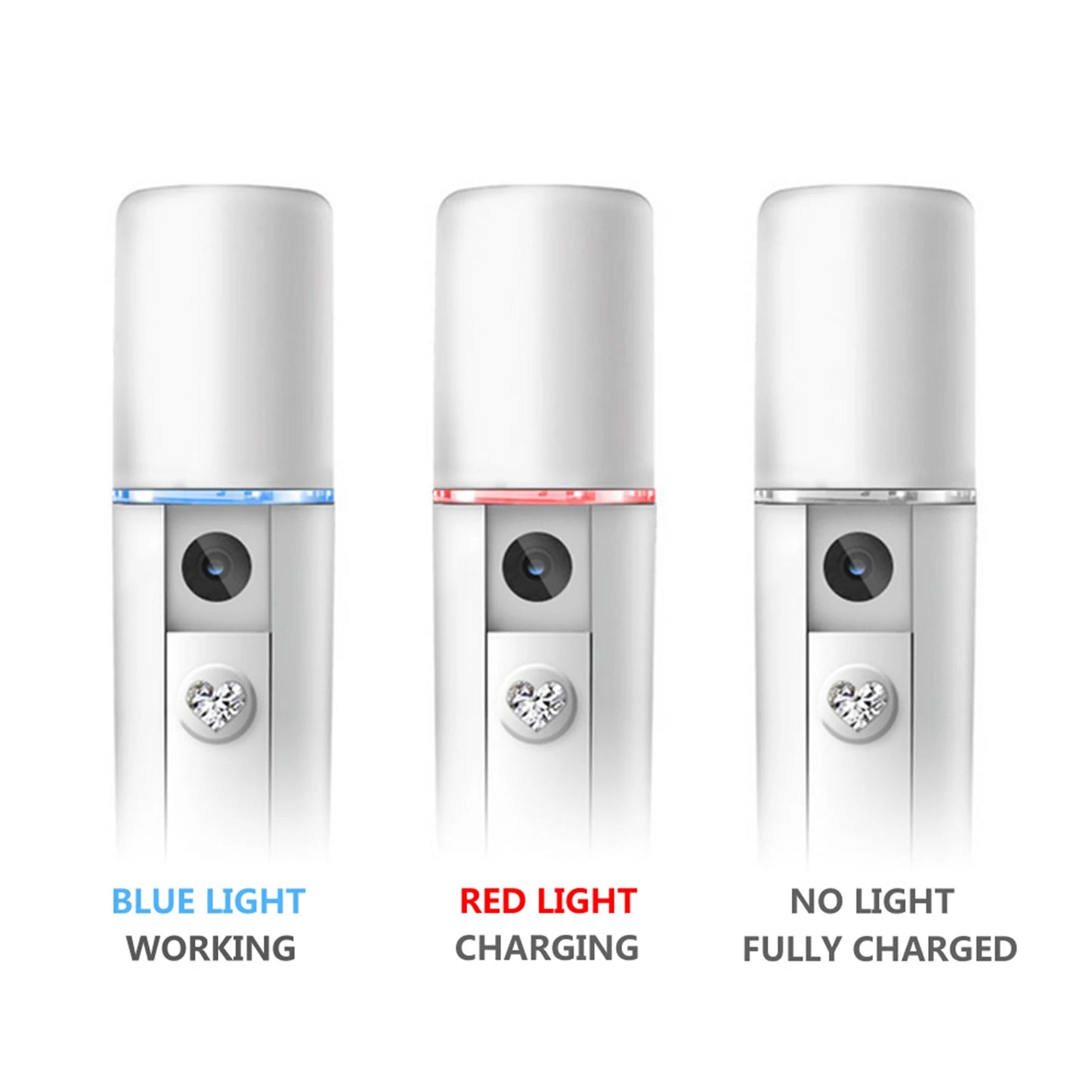 Cold Sprayer Facial Sprayer Sprayer 20ml USB PortableNano Mist Spray Atomization  Face Facial Moisturizing Mist Sprayer