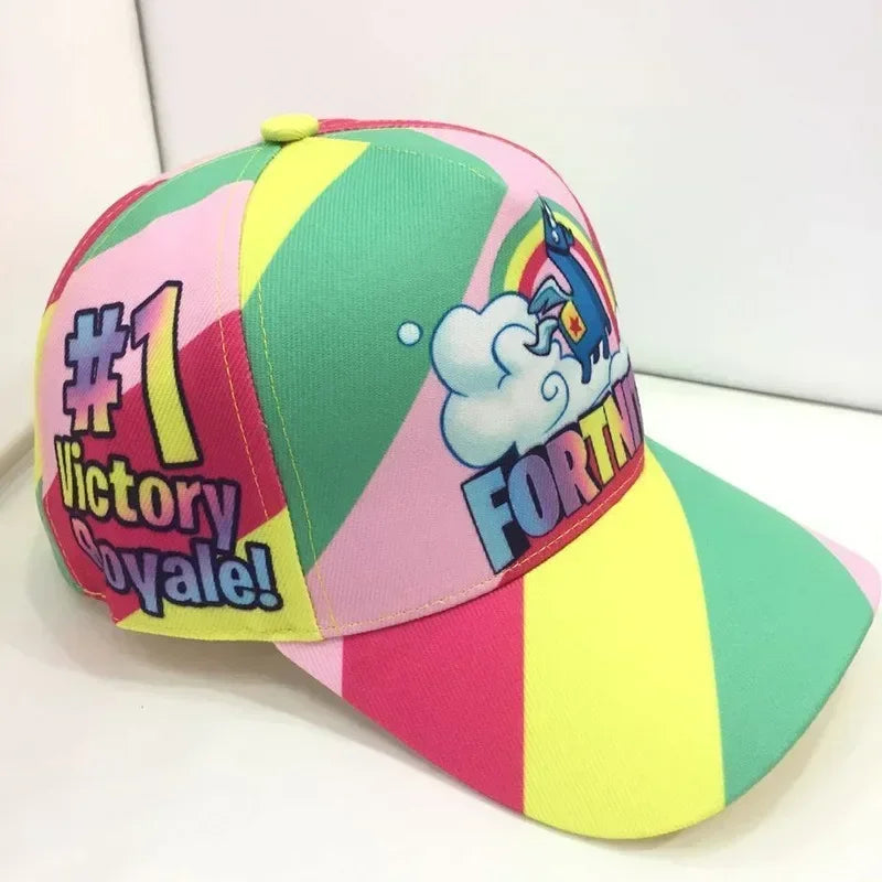 Fortnite Casual Baseball Cap Sun Visor Cap Duck Tongue Cap