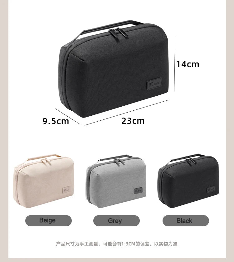 Electronics Organizer Travel Case, Water Resistant Travel Bag Cable Organizer for Essentials, Tech Pouch Accessories Storage