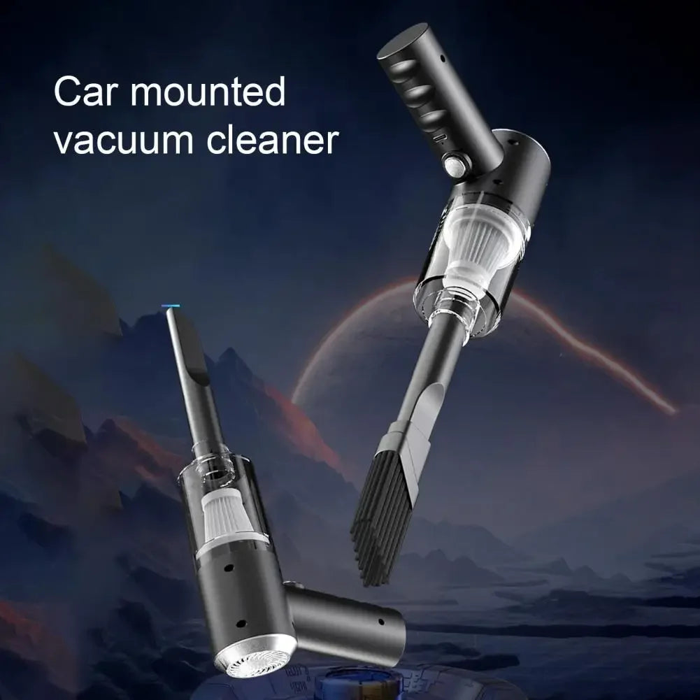 Mini pink vacuum cleaner, USB charging, strong suction power, portable, mini and powerful household appliance air cleaner