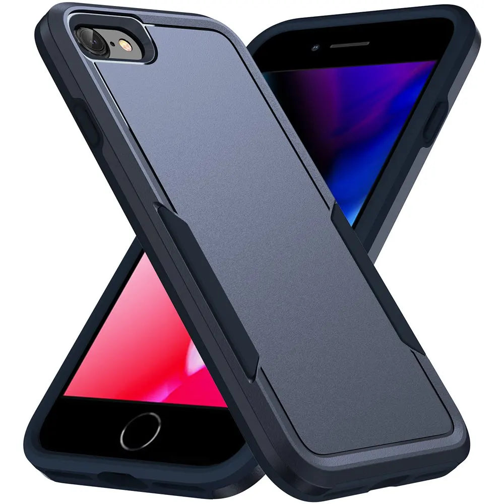 Fit iPhone SE 3 2022 Case Shockproof Hybrid Case Dual Layer Design Hard Cover For iPhone SE 2 2020/iPhone 6/6S/7/8 Plus Cases