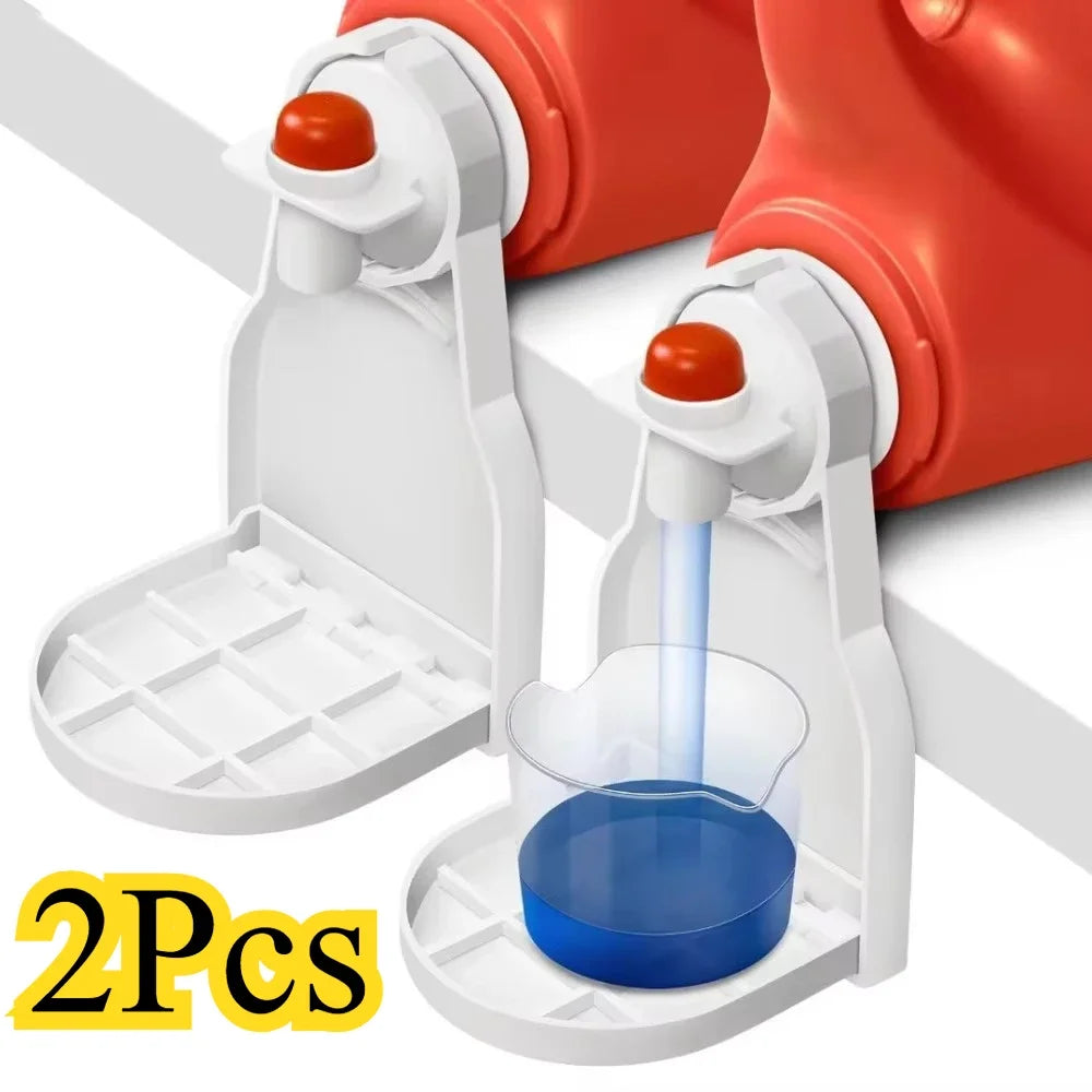 2PC Laundry Detergent Cup Holder,Detergent Drip Catcher Organizer To Keep Room Tidy,Soap Tray Dispenser Laundry Detergent Gadget