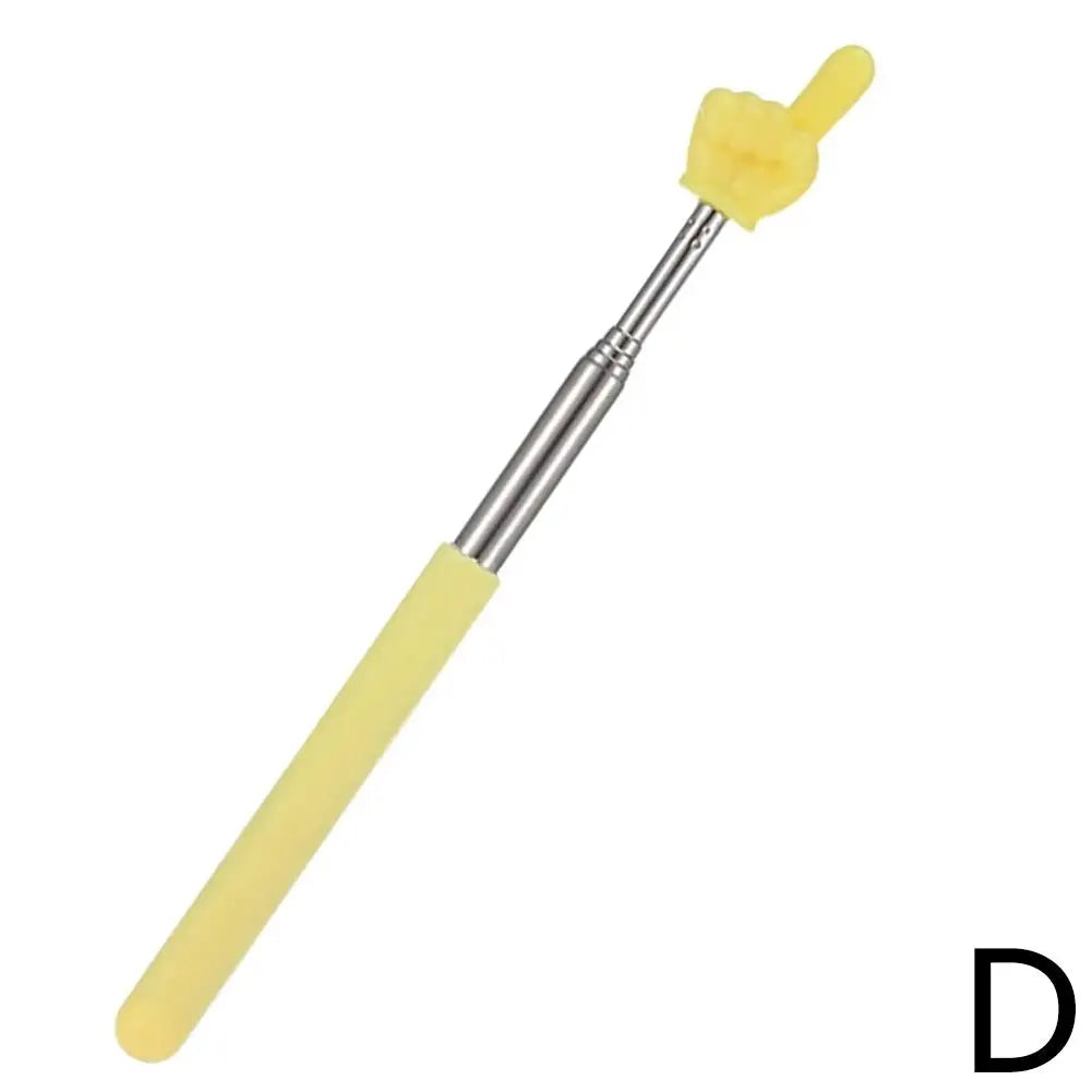 Telescopic Finger Reading Stick, Finger Telescopic Point Reading Stick Point Reading Teaching Aid Baton Teacher's Teaching Stick