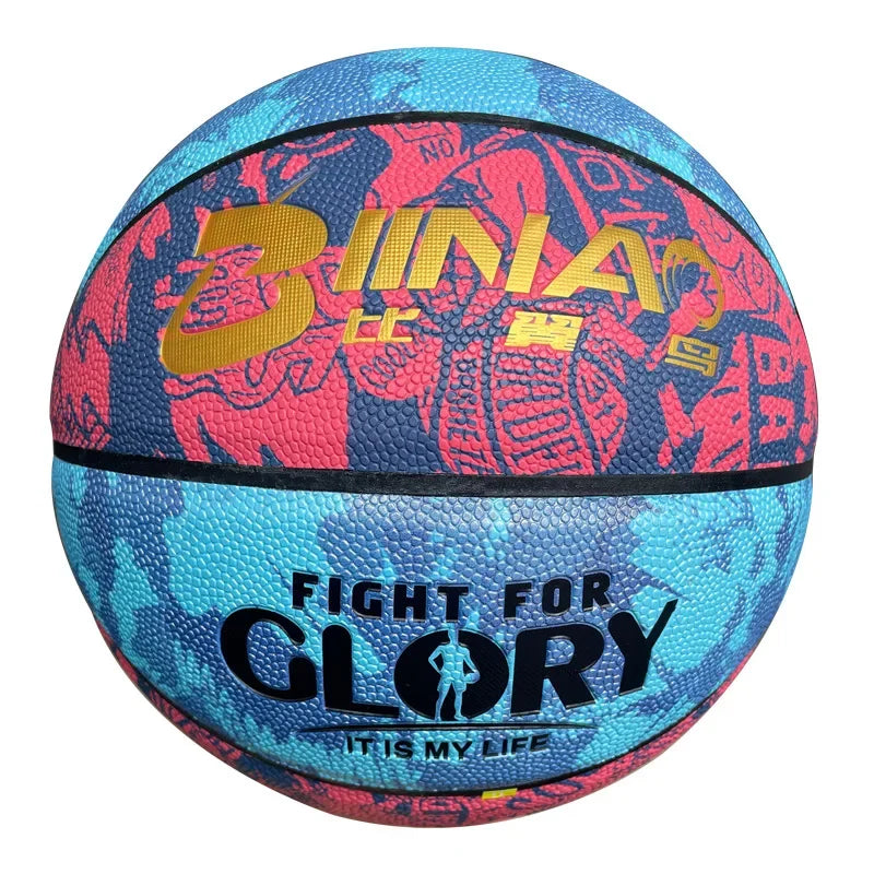 Size 5 Basketball Wear-Resistant PU Material Children Youth Match Training Basketalls Outdoor Indoor Beginner Training Balls