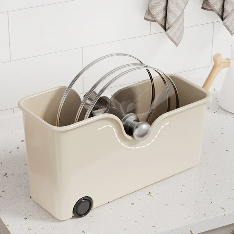 Kitchen Closet Organizer Make Up Organizer Sundries Storage Case with Wheels Seasoning Bottle Storage Container