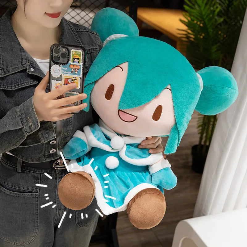 Anime Original Miku Fufu Plush Toys Preciality Collection SEGA Hatsune Miku Spring Onion stuffed dolls Toys Kids Birthday Gifts