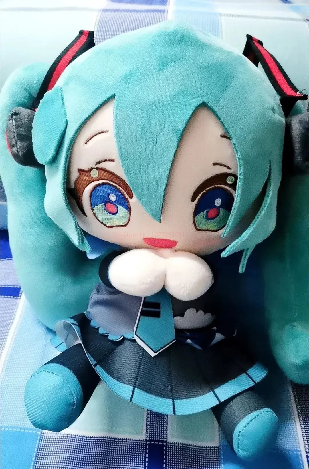 Kawaii Miku Plush Toy Anime Cute Soft Stuffed Plushie Doll Cartoon Houlder Pain Bag Backpack Decor cute Birthday Gifts toys