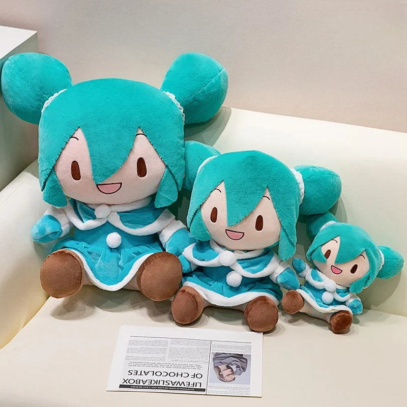 Anime Original Miku Fufu Plush Toys Preciality Collection SEGA Hatsune Miku Spring Onion stuffed dolls Toys Kids Birthday Gifts