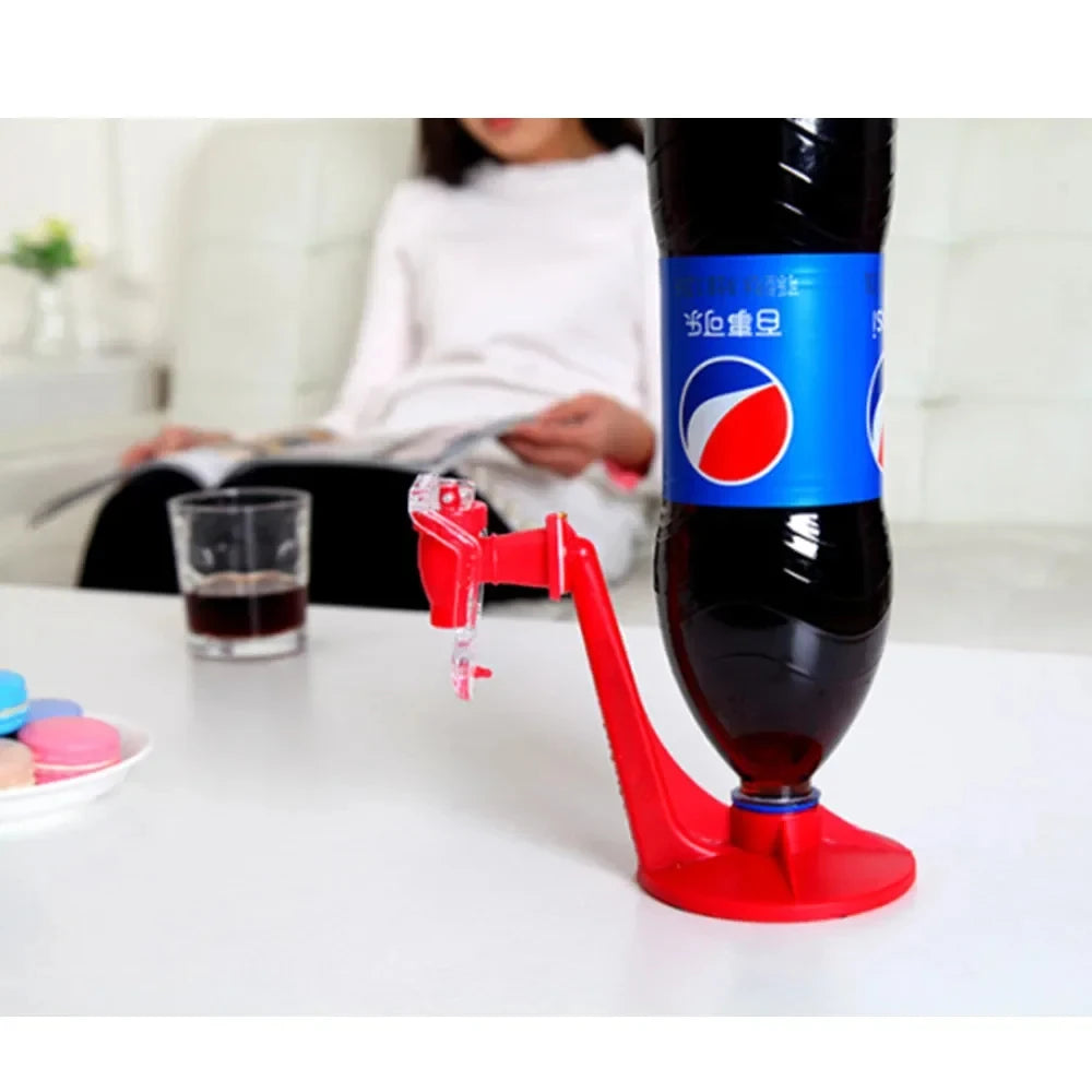 Fashion Drink Dispenser Coke Soda Bottle Inverted Carbonated Beverage Drinking Water Dispense Machine Home Party Bar