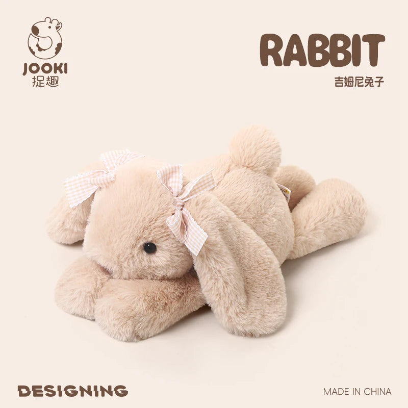 35cm Jim Rabbit Plush Toy-Ultra-Soft Collectible Stuffed Animal Bunny Gift Shy Rabbit Kid Collector Birthday Funny Party Gifts