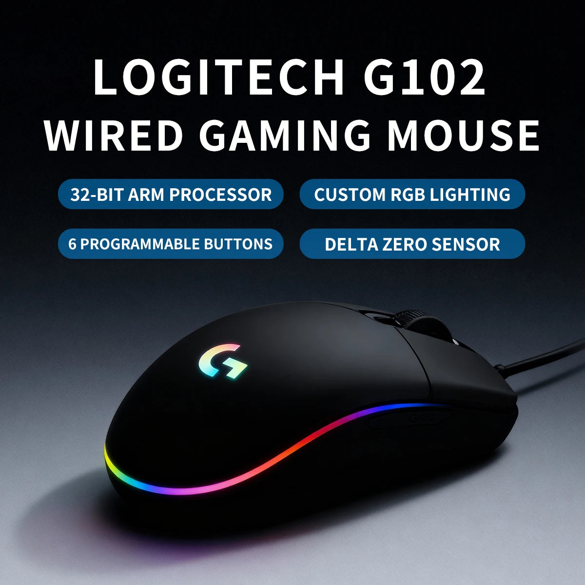Elevate Your Gaming Aesthetic with Logitech G102 RGB