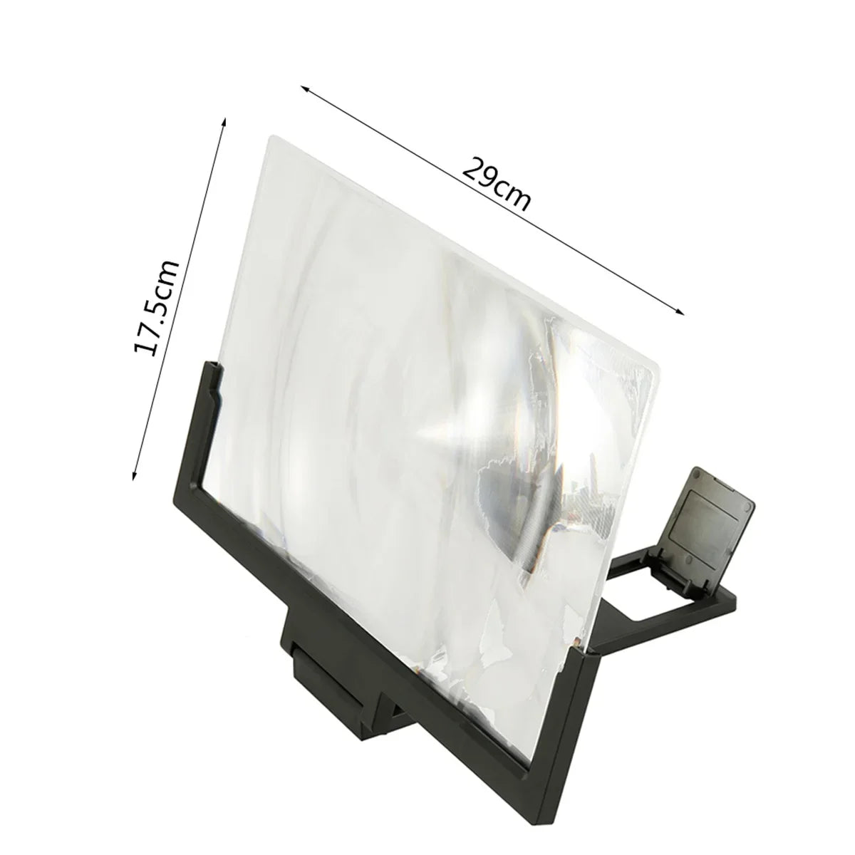 14 Inch Mobile Phone Screen Amplifier 3D Magnifying Glass Stand Magnifier HD Video Amplifier Phone Stand Enlarged Screen Bracket