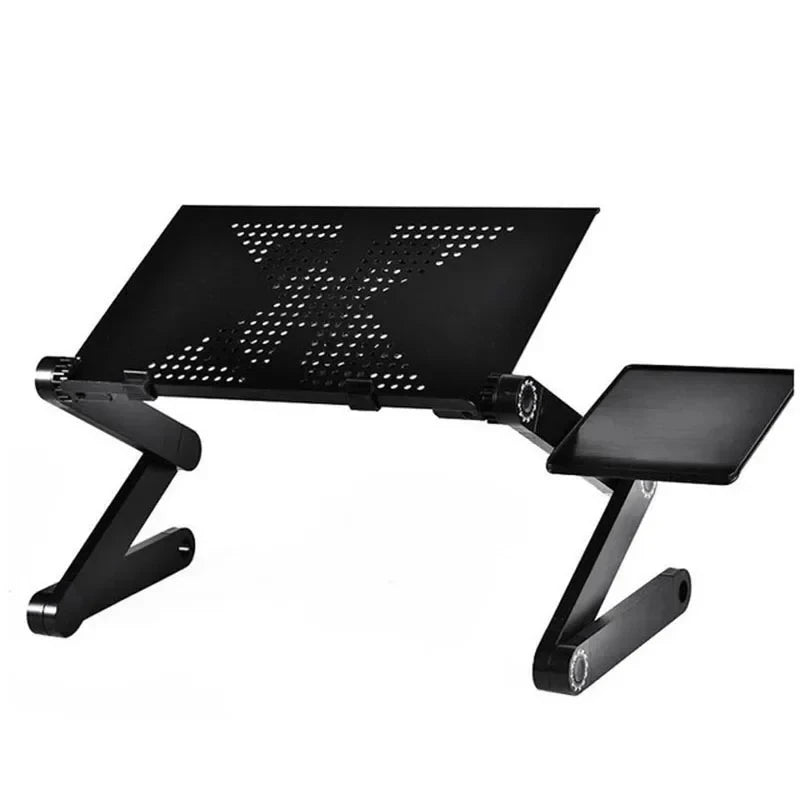 Laptop Table Stand and Lap Desk Adjustable Riser Portable with Mouse Pad Aluminum Laptop Cooling Holder desk for bed desktop