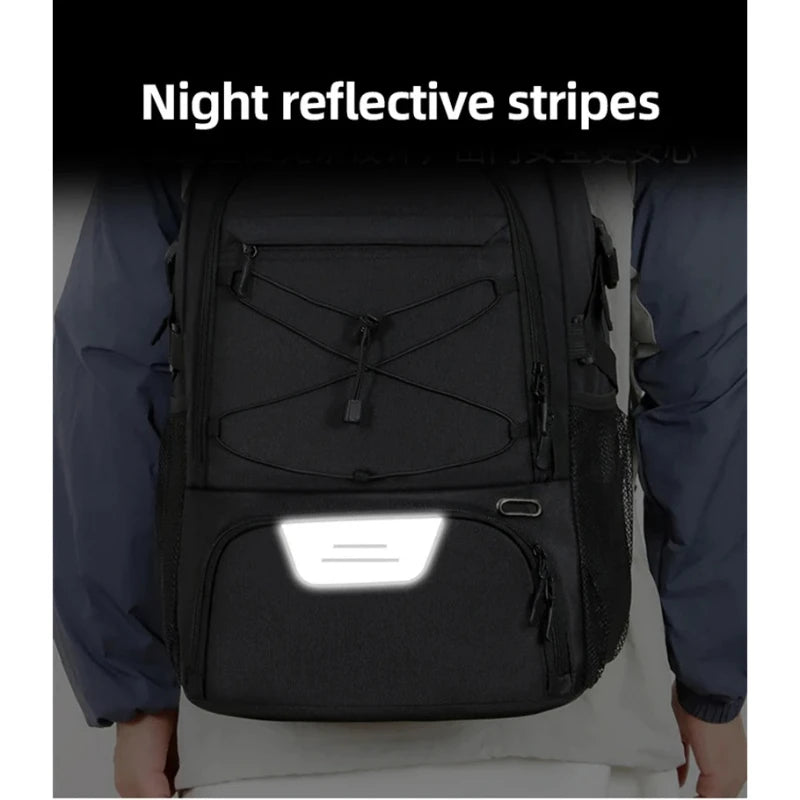 Backpack Sports Basketball Commuting Hiking Trekking Camping Bag Shoes Pocket Outdoor Travel Soccer Gym Football Schoolbag