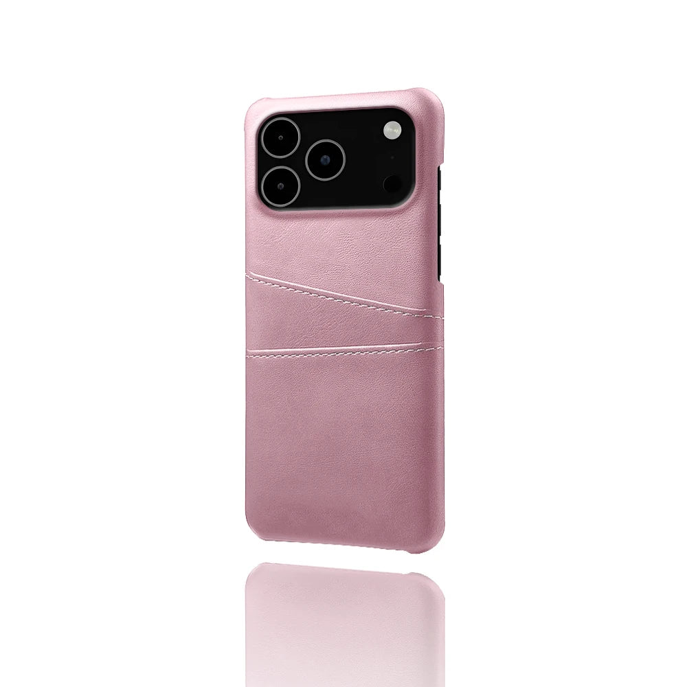 Credit Card Case For iPhone 17 Pro Max 17Air Funda PU Leather Cover For iPhone 17pro Max 17 Air 17promax Capa Coque