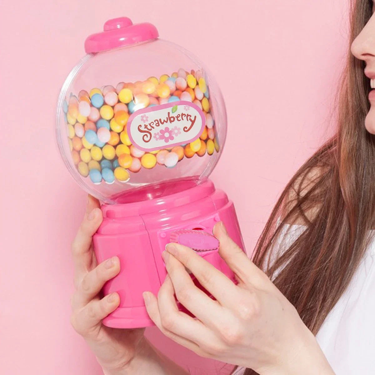 1pc-Candy Machine Cute Candy Dispenser Portable Bank Deposit Box Sweets Machine Nice Gift for Children Home Decor