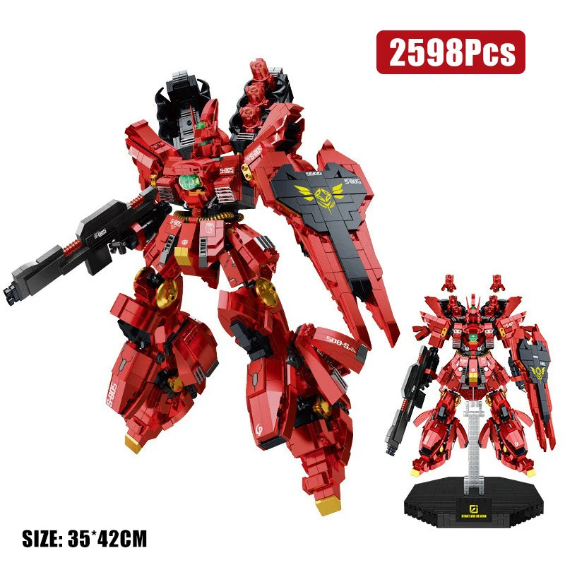 Cyber Mecha Model Building Blocks - Storm Freedom Ancestor Mechanical Robot Assembly Kit for Kids & Adults