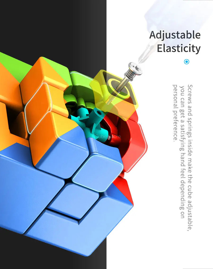 [ECube] MoYu MeiLong Magic Cubes 3x3x3 Puppet Stickerless Cubing Classroom Puzzle 3x3 Puppet 1 2 Professional Educational Toy