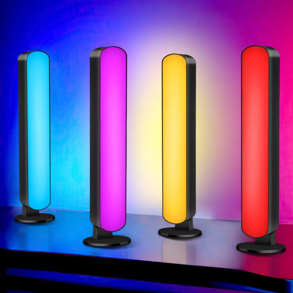 USB LED Light Bar RGB Color Changing TV Backlight Remote Symphony Atmosphere Light Strips Music Rhythm Ambient Pickup Lamp Decor