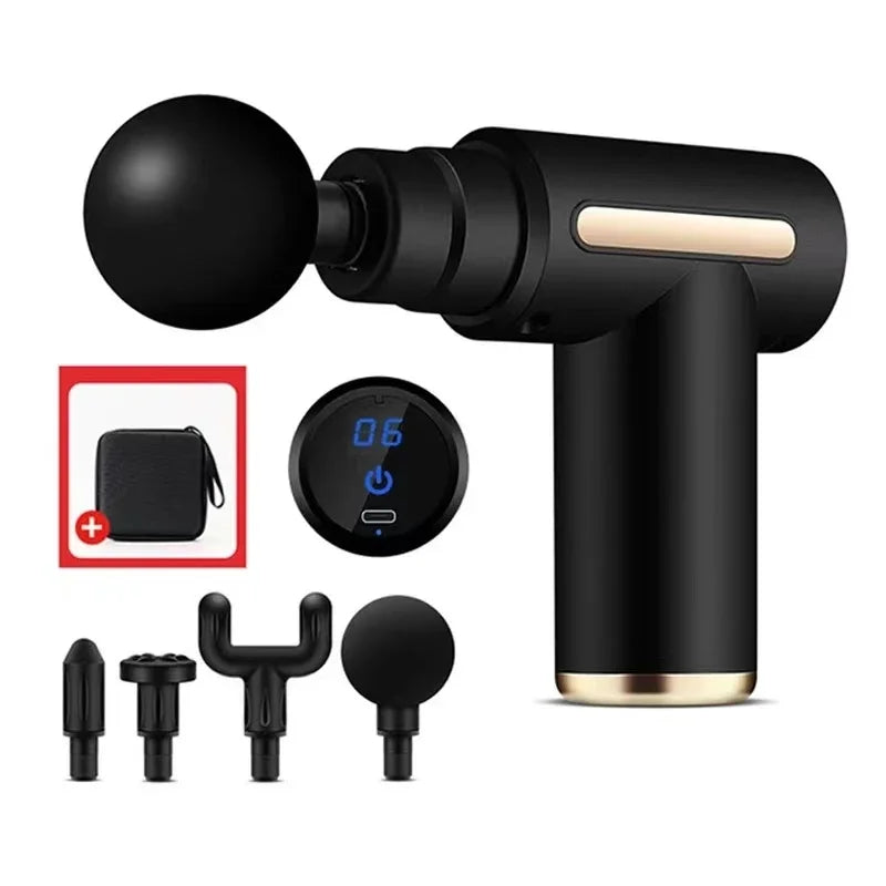 Handheld Electric Muscle Massager Handheld Massagers with 99 Speeds & 8 Attachments for Back and Neck, Gifts for Men Women