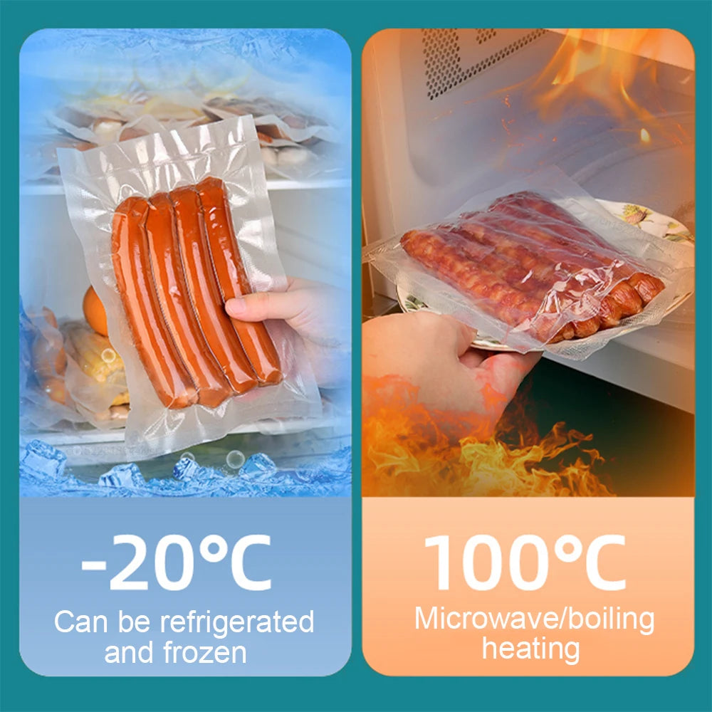 Vacuum Packaging Bags Roll Vacuum Sealer Bags for Food Vacuum Packed Bag Roll Vacuum Storage Bags 500cm/Rolls Vacuum Bags Rolls