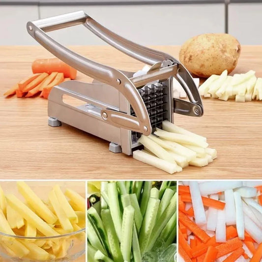 Cutting Potato Machine Potato Slicer Manual French Fry Cutter Multifunct Chipper Tool for Cucumber Fruits Vegetable Slicer Dicer
