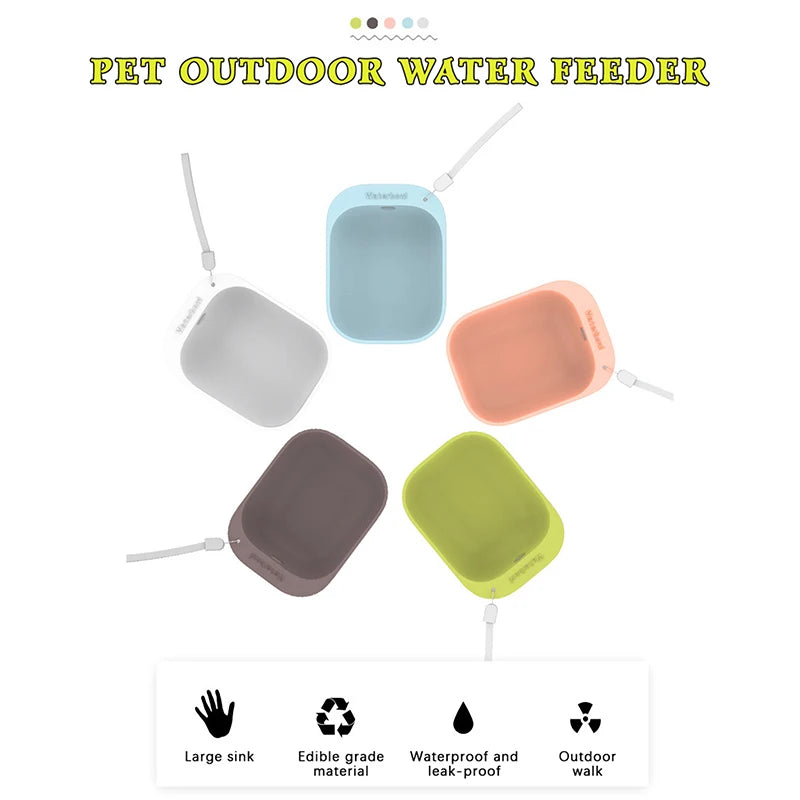 【E】Pet Travel Water Bottle Portable Pet Dog Water Bottle Dog Cat Outdoor Water Dispenser Water Bottle Pet Supplies