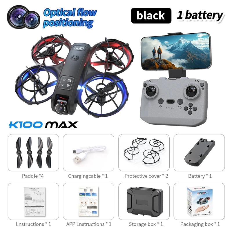 2026 New K100 MINI Drone 8K GPS Professional HD Aerial Photography Remote Control Aircraft HD Dual Camera Quadcopter child Gift