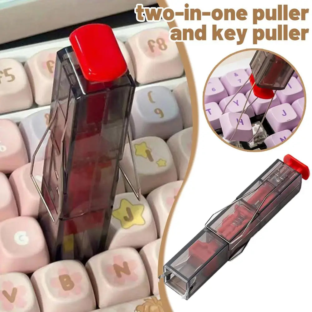 2in1 Key Puller Mechanical Keyboard Key Puller Hot-swap Key Puller Keyboard Cleaning Tool Compact And Portable