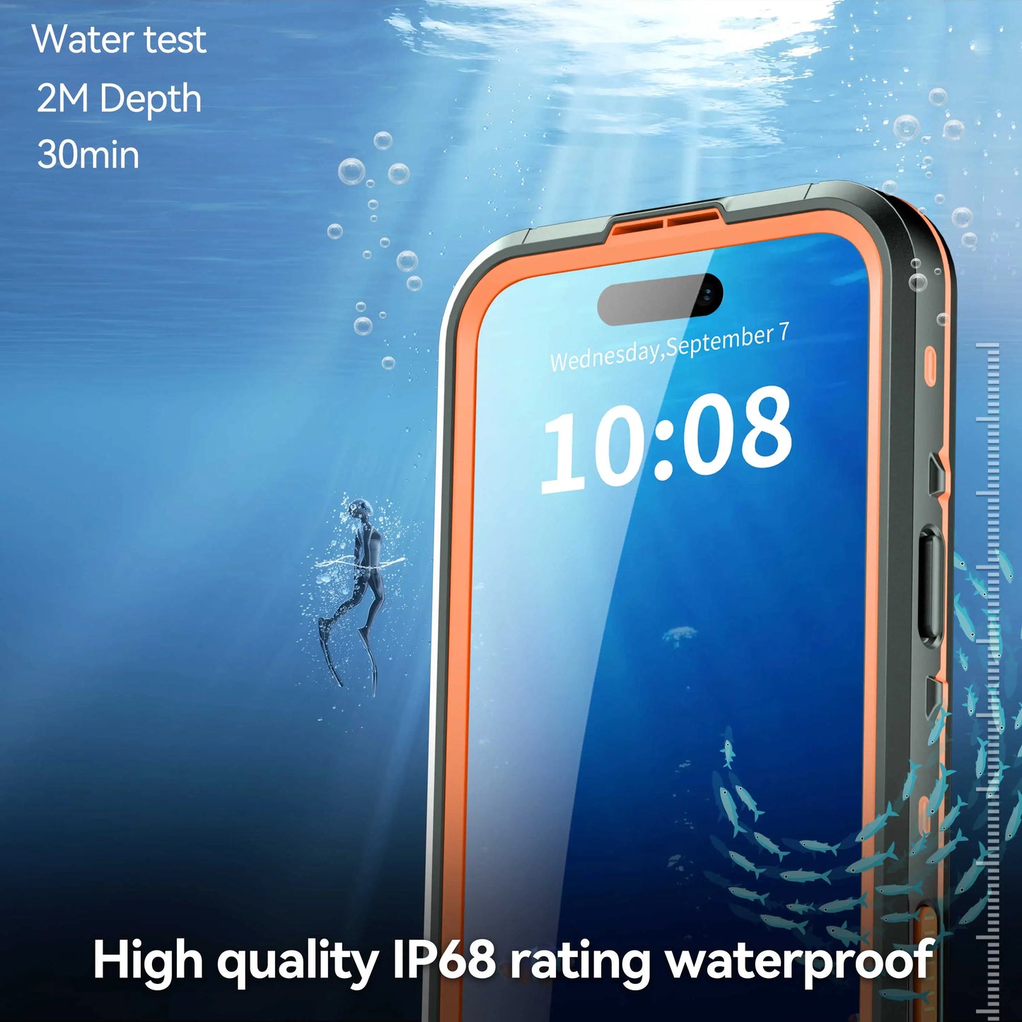 New Hot Sale 360° Shockproof and Dustproof IP68 Professional Waterproof Phone Case for iPhone 17 Pro Max / 17 Pro / 17 Air / 17