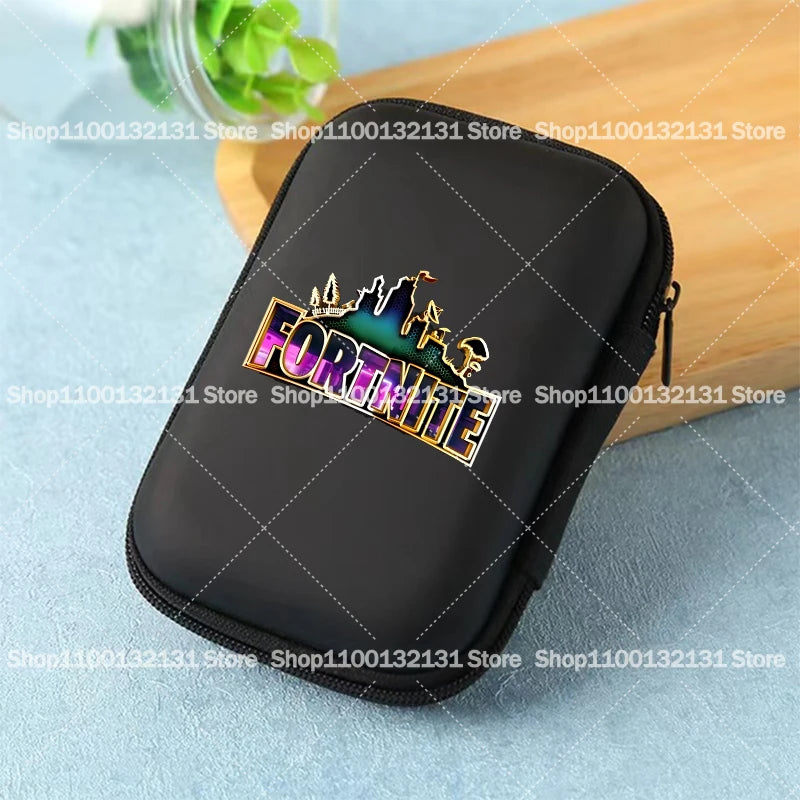 Game Fortnites Storage Bag Cartoon Printed Fortress Night Data Cable Charger Travel Earphone Storage Protective Case Bags Gift
