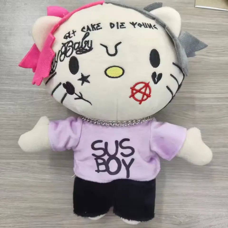 LIL PEEP Plush Doll Hello Selena Plush Toys Cute Cartoon Anime Plush Doll Soft Stuffed Dolls Room Decoration Kids Toy Gifts 22CM