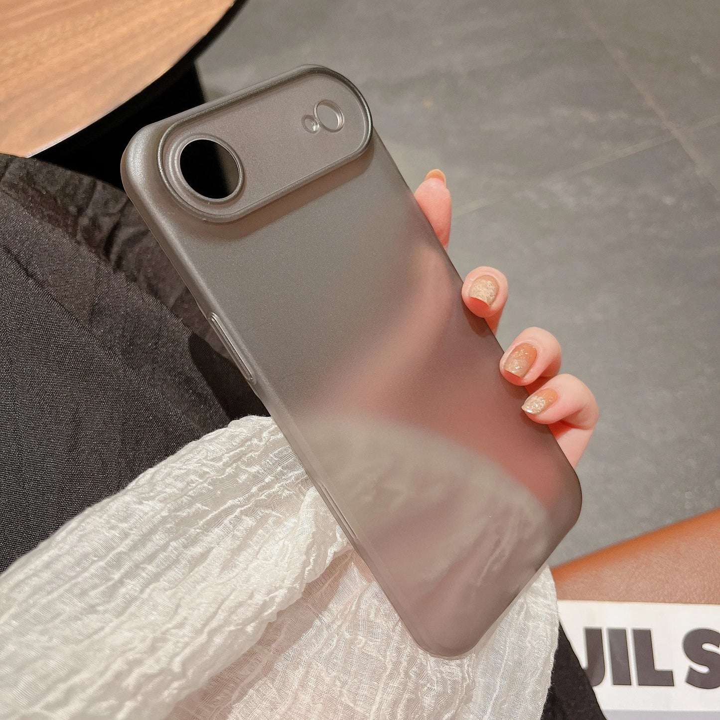 Luxury Ultra Thin PP Hard Case for iPhone 17 Air 17 Pro Max Clear Translucent Shockproof Slim Lens Protection Cover Case