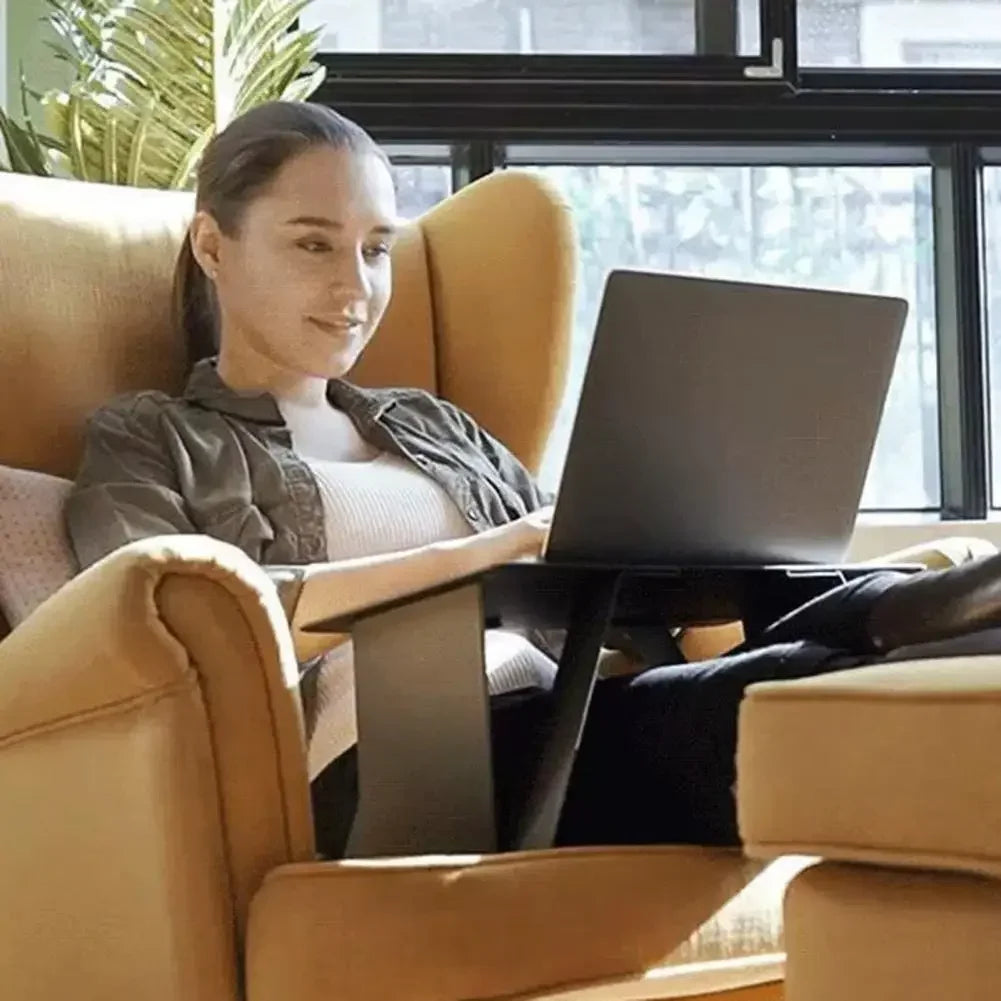 Multi functional foldable laptop stand, book desk,tablet stand,food tray,waterproof and moisture-proof,essential for lazy people