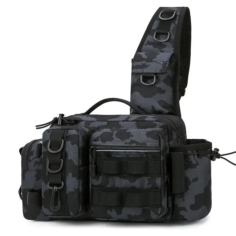 Lure Bag Waist Bag Single Shoulder Bag Crossbody Bag Fishing Rod Bag Bait Box Fishing Gear Bag New Large Capacity