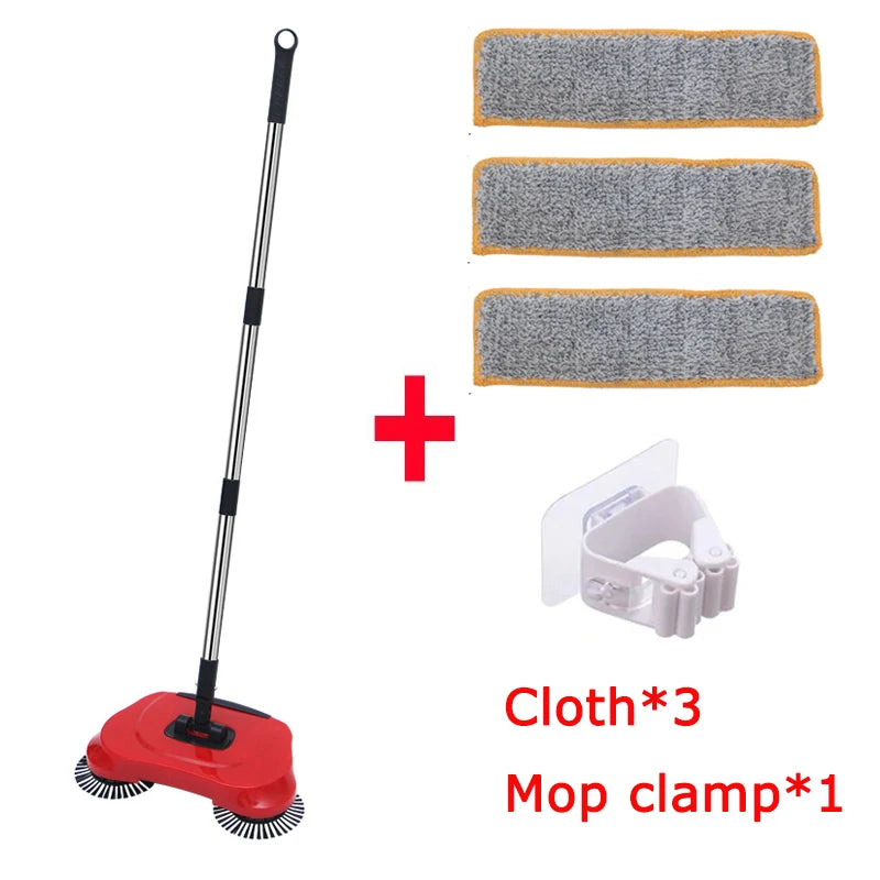 Lazy Sweeper Multifunctional Household Hand Push Vacuum Cleaner Without Dead Corners Broom Dustpan Combination Mop Household
