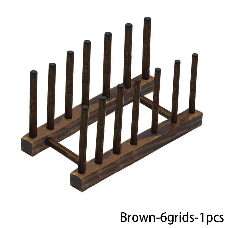 Kitchen Storage Organization Multi Functional Storage Rack Tableware Drainboard Woodiness Dish Drying Rack Kitchens Accessories
