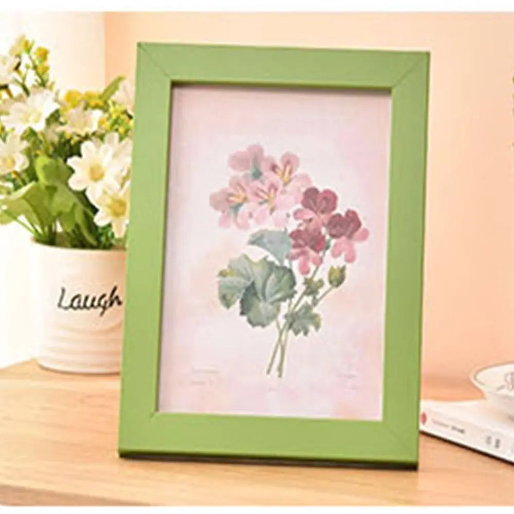 INS Colorful Photo Frame Drawings Handcraft Picture Frame Multi Size DIY Display Holders Home